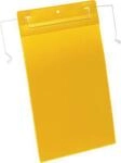 Dokumententaschen mit Drahtb&uuml;gel, B 210 x H 297 mm (DIN A4), 50 St&uuml;ck, gelb