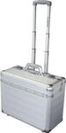 ALUMAXX Pilotenkoffer DISCOVERY, mit Tragegriff und Rollen, Aluminium, silber