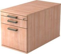 Rollcontainer TOPAS LINE, 1 Schub,1 H&auml;ngeregistraturauszug, 1 Utensilienauszug, T