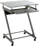 Computerwagen HAKU, 2 Ablagefl&auml;chen, bis 15 kg, 4 Rollen, B 600 x T 490 x H 750 mm,