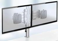 Novus Monitors&auml;ule TSS Duo Teleskop 400, f&uuml;r 2 Monitore, 2 x Teleskop-Tragarme