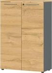 Aktenschrank Agenda Home, 3 OH, abschlie&szlig;bar, B 800 x T 400 x H 1200 mm,