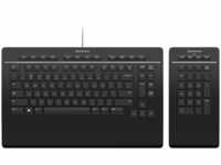 3Dconnexion Keyboard Pro with Numpad - Tastatur und Nummernfeld - USB - QWERTY - US