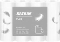 K&uuml;chenrolle KATRIN Plus, wei&szlig;, 3-lagig, 61 Blatt pro Rolle, 32 Rollen je Karton