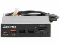 Chieftec CRD-908H - Kartenleser - 2 in 1 - 8,9 cm (3,5 Zoll) (SD, microSD) - USB 3.2