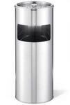 Standascher mit Sieb, silbermetallic