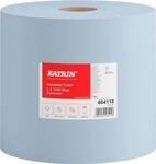 Reinigungsrollen Katrin, 2 Rollen mit je 1000 Blatt, 2-lagig, blau