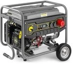 Stromerzeuger K&auml;rcher PGG 8/3, Benzinbetrieb, mobil, 2+7 kW, 25 l, bis 7 h, 76 dB,