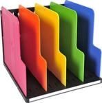 Exacompta Modulotop Sorter A4+ Iderama Regenbogen, 5 Trennplatten, Etikettenhalter,