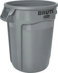 Wertsoffsammler Brute, Polyethylen, rund, 37 l, grau
