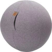 Sitzball FELT, Filzimitat 100% Polyester, waschbar, rei&szlig;fest, Trageschlaufe, grau