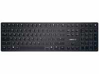 Cherry KW X ULP - Tastatur - hintergrundbeleuchtet - kabellos - 2.4 GHz, Bluetooth