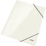 LEITZ&reg; Eckspannmappe WOW, DIN A4, 3 Schutzklappen, perlweiss