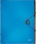 LEITZ&reg; Dokumentenmappe Solid, DIN A4, 3 Schutzkappen, 6 F&auml;cher, PP, hellblau