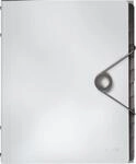 LEITZ&reg; Dokumentenmappe Solid, DIN A4, 3 Schutzkappen, 12 F&auml;cher, PP,wei&szlig;