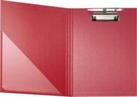 Falken Klemmbrettmappe, A4, f&uuml;r 50 Blatt, Einstecktasche, Stiftehalter,