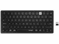 Kensington Multi-Device Dual Wireless Compact Keyboard - Tastatur - kabellos - 2.4