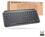 Logitech MX Keys Mini for Business Tastatur, kabellos, Hintergrundbeleuchtung,