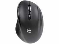 Manhattan Ergonomic Wireless Mouse, Right Handed, Adjustable 800/1200/1600dpi, 2.4Ghz