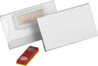 Namensschild Durable, verdrehsicher, Magnetbefestigung, 25 St&uuml;ck, 40 x 75 mm,