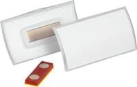 Durable Namensschilder Click Fold, 40 x 75 mm, Konvex, Magnet, 10 St&uuml;ck