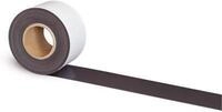 Magnetband Maul, selbstklebend, abschneidbar, 40 g/cm&sup2;, L 10 m x B 100 mm, schwarz