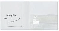 Sigel Glas-Whiteboard Artverum, gl&auml;nzend, super-wei&szlig;, magnethaftend, 2000 x 1000 mm
