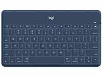 Logitech Keys-To-Go - Tastatur - Bluetooth - AZERTY - Französisch - Classic Blue