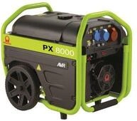 Pramac mobiler Stromerzeuger PX 8000 TXB, Benzinbetrieb, Tankinhalt 3,5 l, 1,3/4,3