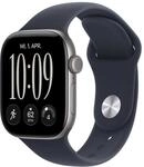 Apple Watch Series 12 GPS + Cellular 46mm Space Grey Aluminium Case with Navy...