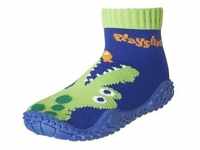 Playshoes Aqua-Socke Krokodil marine
