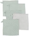 Roba 5er Set Waschlappen Lil Planet frosty green 4141178