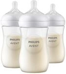 Philips Avent 3er-Pack Babyflasche Natural Response, 260ml, ab 1M
