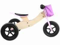 small foot 11611, small foot Laufrad-Trike Maxi 2 in 1 Rosa rosa/pink