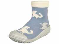 Playshoes Aqua-Socke Dino allover blau