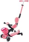 Globber Scooter 3in1 Go-Up Baby 360 mit Leuchtrollen und Leuchtmodul
