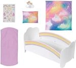 Zapf Creation Baby Born Puppen Bett Regenbogen