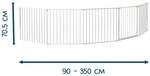 Baby Dan Schutzgitter Flex XXL 90-360 cm