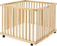 Pinolino 162361, Pinolino Laufgitter Lexus h&ouml;henverstellbar 100x100 cm natur