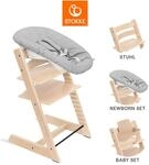 Stokke&reg; Tripp Trapp&reg; Bundle Treppenhochstuhl inkl. Newbornset Light Grey &...