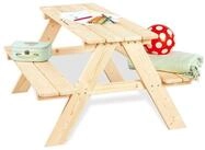 Pinolino Kindersitzgarnitur &bdquo;Nicki f&uuml;r 4&rdquo;, natur 4201086