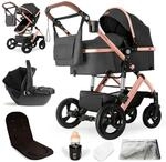 Bergsteiger Kinderwagen Nizza + Babyschale grau 4192737