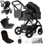 Bergsteiger Kinderwagen Nizza + Babyschale grau 4192731