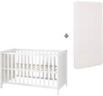 Roba Beistellbett, 60 x 120 cm mit Matratze Universal 4136208