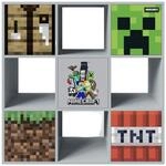 Roba Regal mit 4 F&auml;chern und 5 T&uuml;ren, Push-Open MINECRAFT 4197798