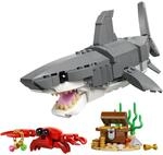 Lego&reg; Creator 31381 Wilder Hai mit Schatztruhe