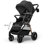 Kinderkraft Kinderwagen Sportwagen GRANDE 2 schwarz