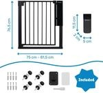 Badabulle T&uuml;rschutzgitter Safe & Pass mit automatischer &Ouml;ffnung
