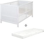 Roba Kombi-Kinderbett 70 x 140 cm mit Matratze Easy Sleep 4193754