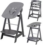 Roba Treppenhochstuhl, Set 2in1 roba Style anthrazit Born Up 4193717